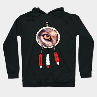 Dream catcher and wolf Hoodie